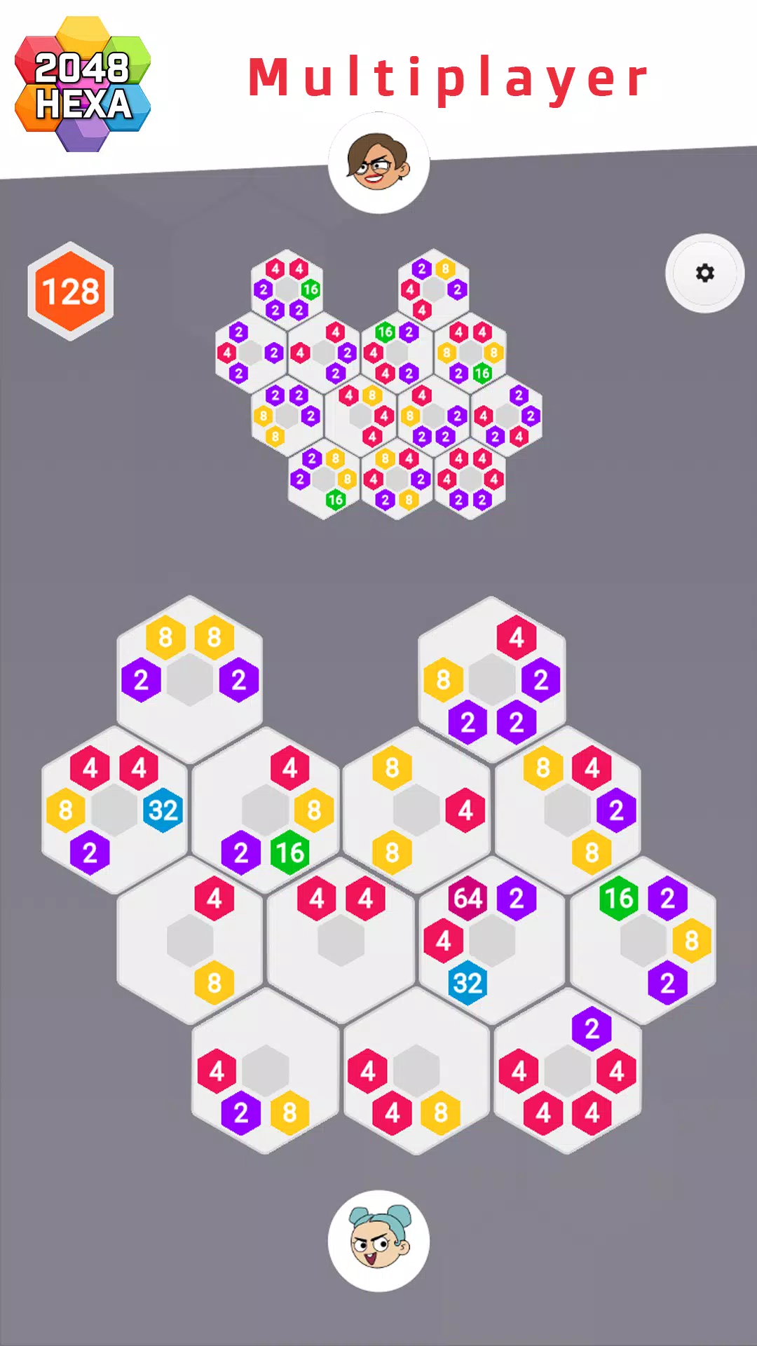 2048 Hexa Скриншот 2