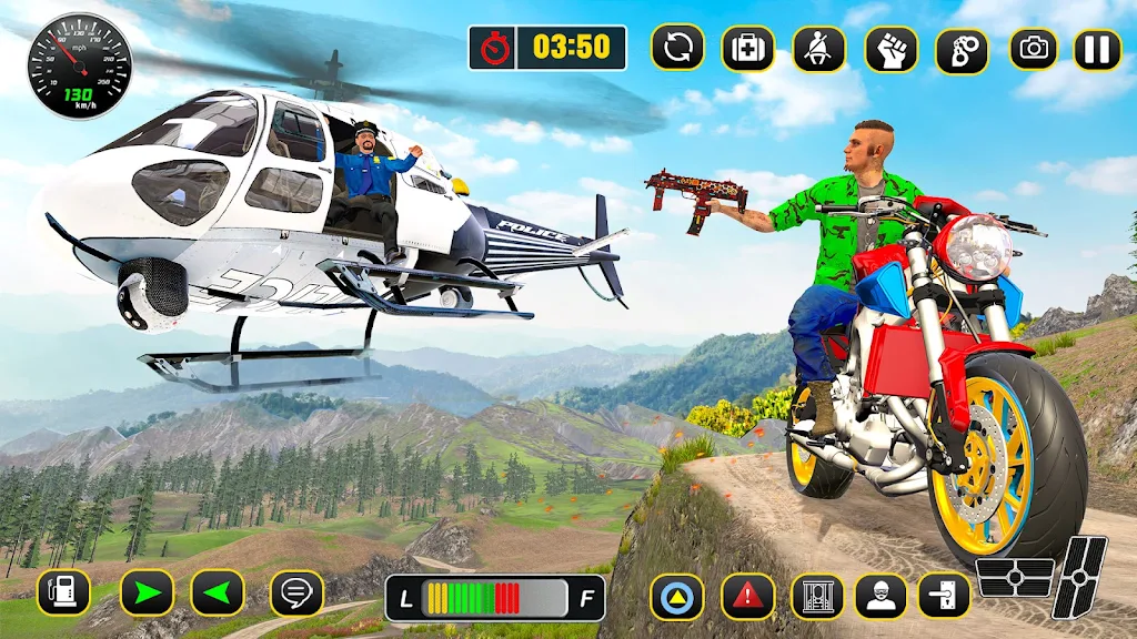 Police Helicopter: Thief Chase 스크린샷 1