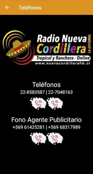 Schermata Nueva Cordillera FM 1