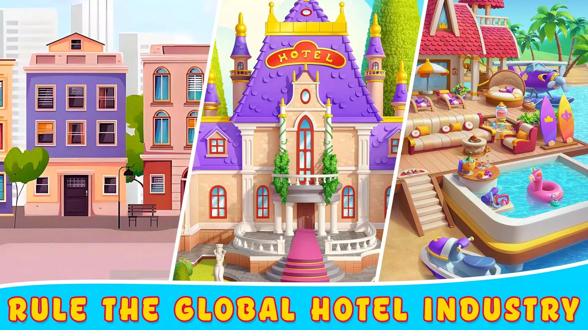 Hotel games: idle hotel tycoon Tangkapan skrin 3