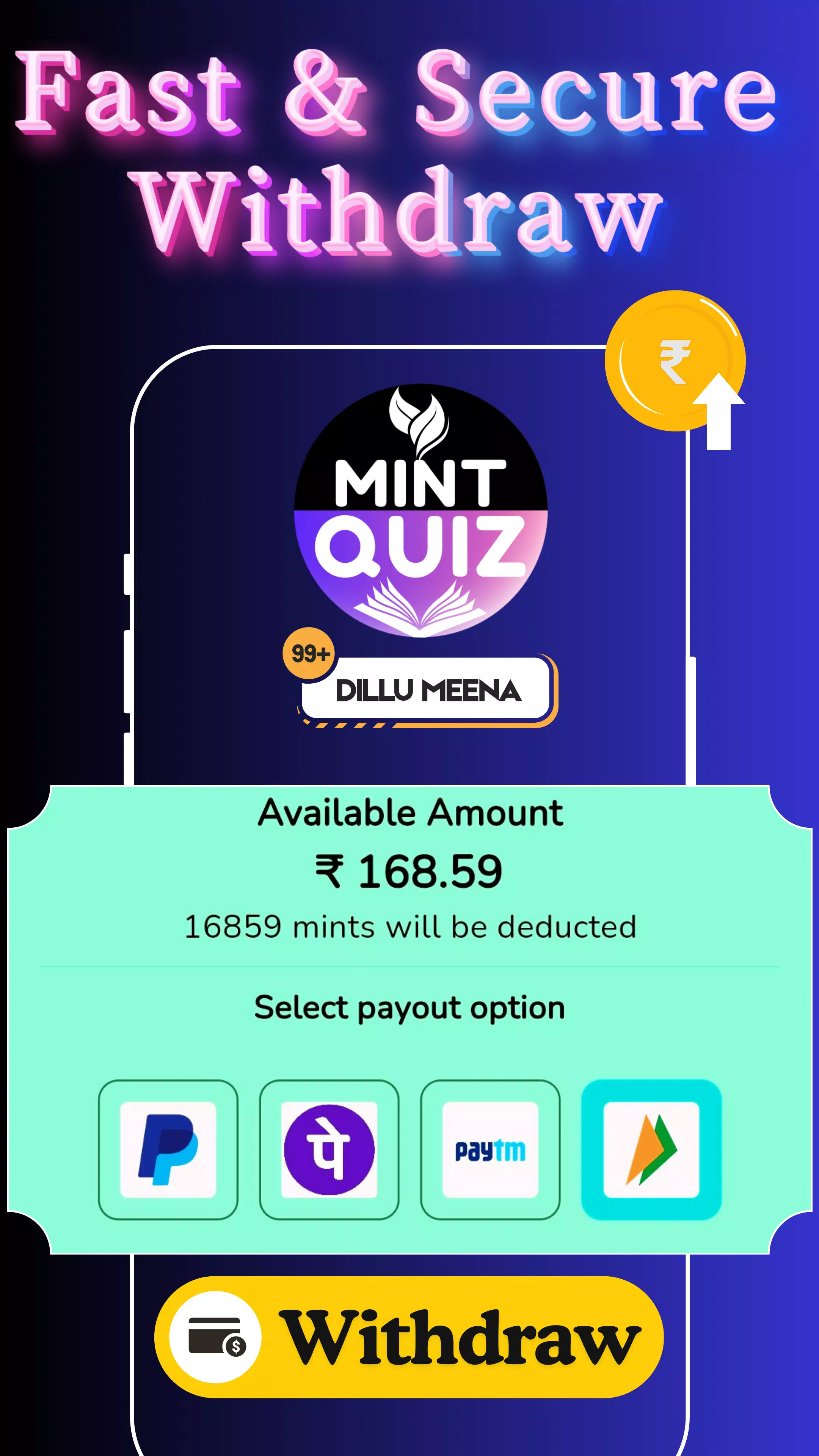 Earning App: Mint Quiz Schermafbeelding 3