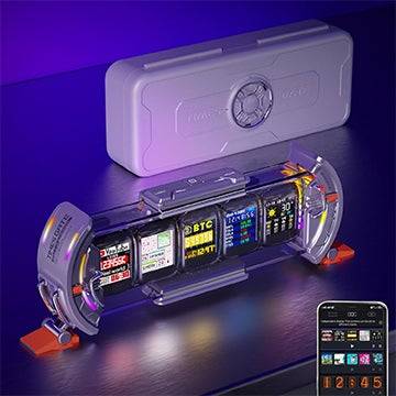 Ang cyberpunk na naka-istilong LED pixel display digital na orasan ay pinakamurang sa AliExpress