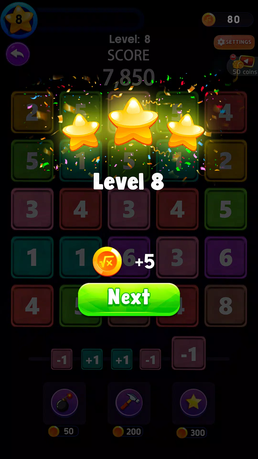 Number Merge Puzzle Match Captura de pantalla 3