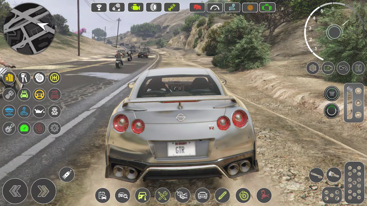 GT-R Car Race Tangkapan skrin 1