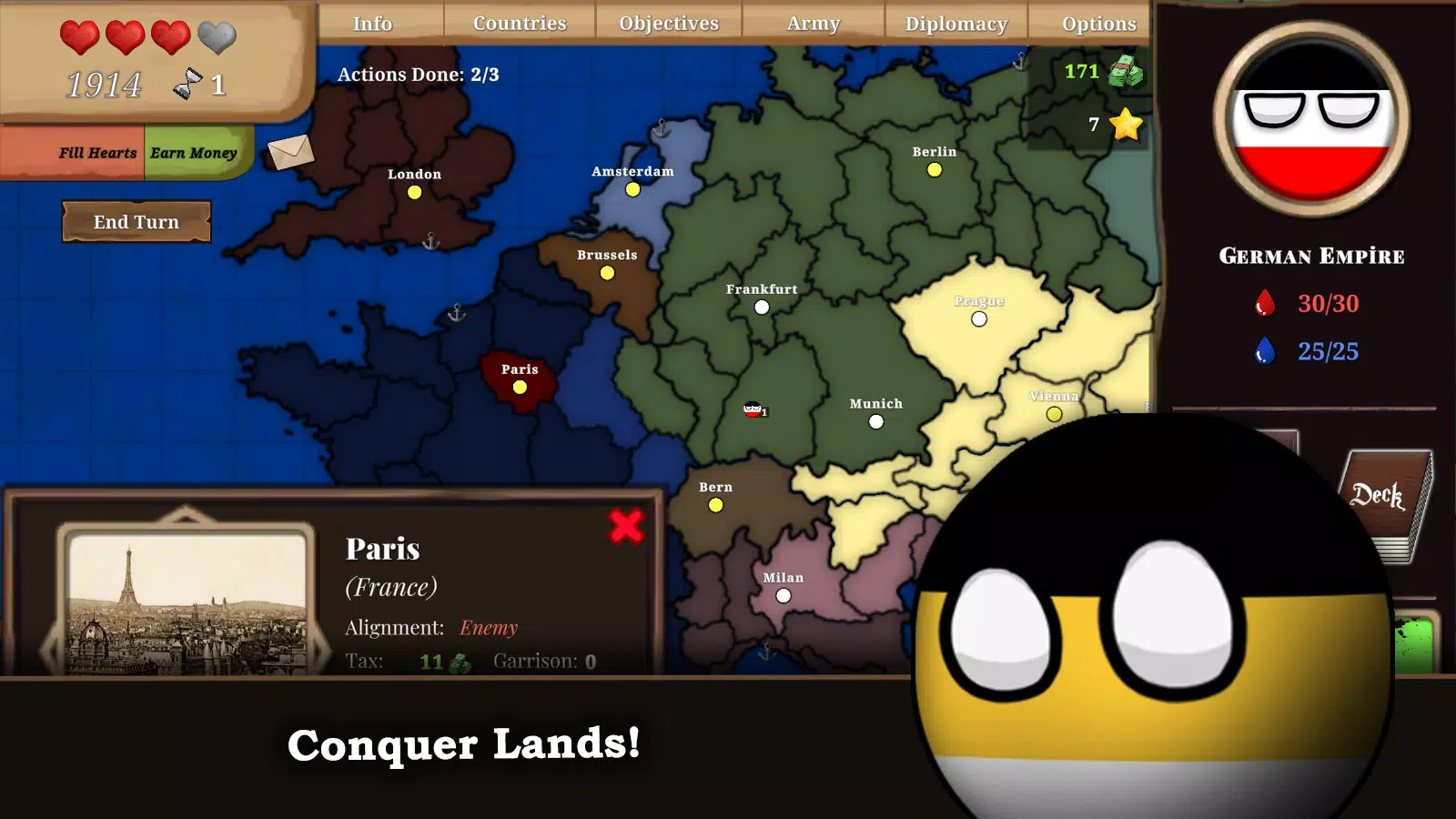 Countryball: Europe 1890 スクリーンショット 1