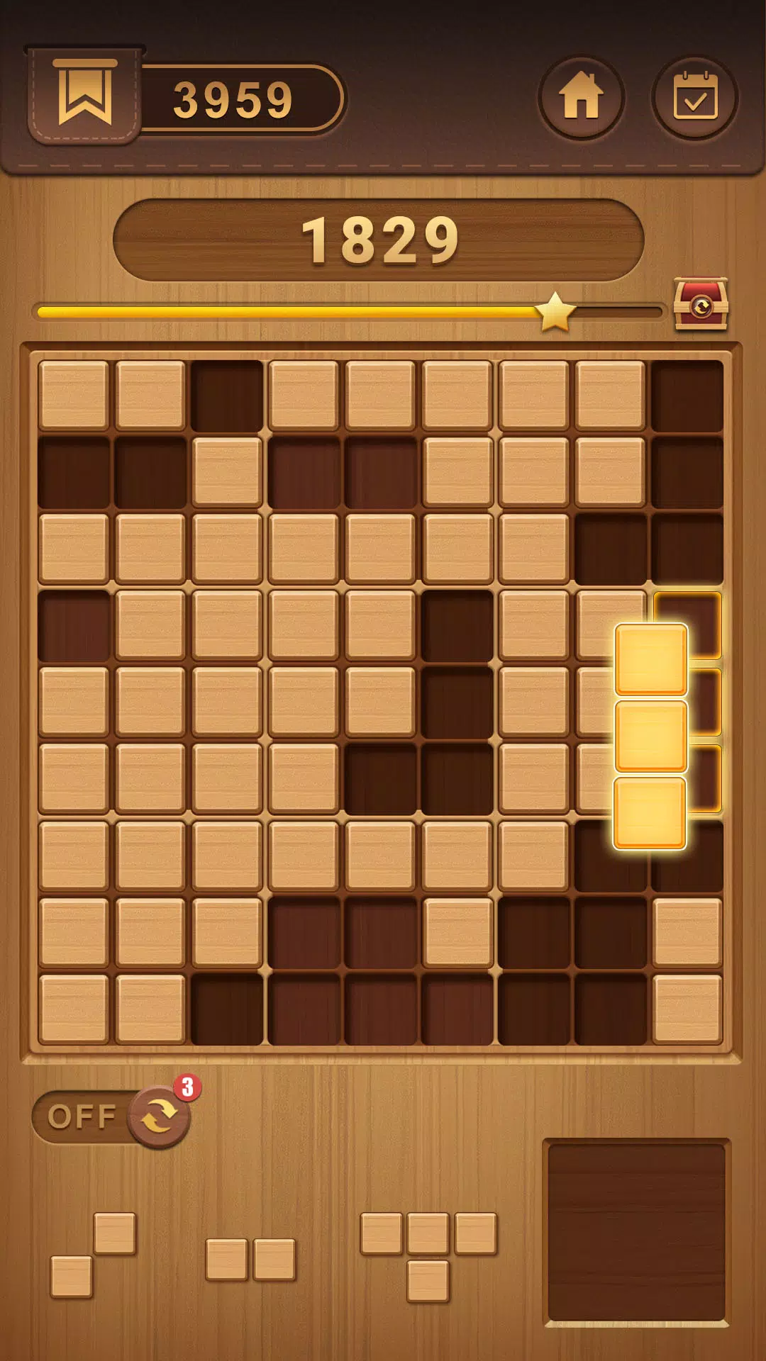 Block Sudoku Woody Puzzle Game ภาพหน้าจอ 0