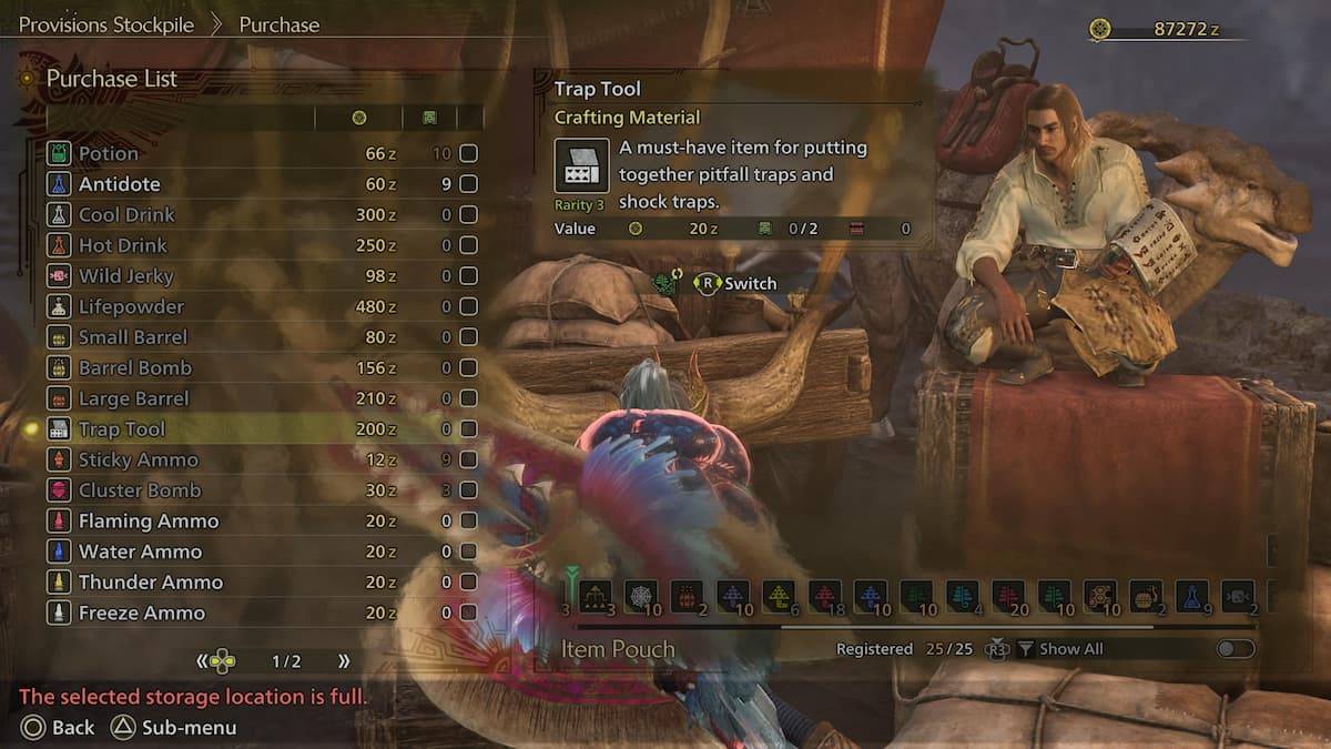 Gabay sa Mga tool sa Trap ng Monster Hunter Wilds