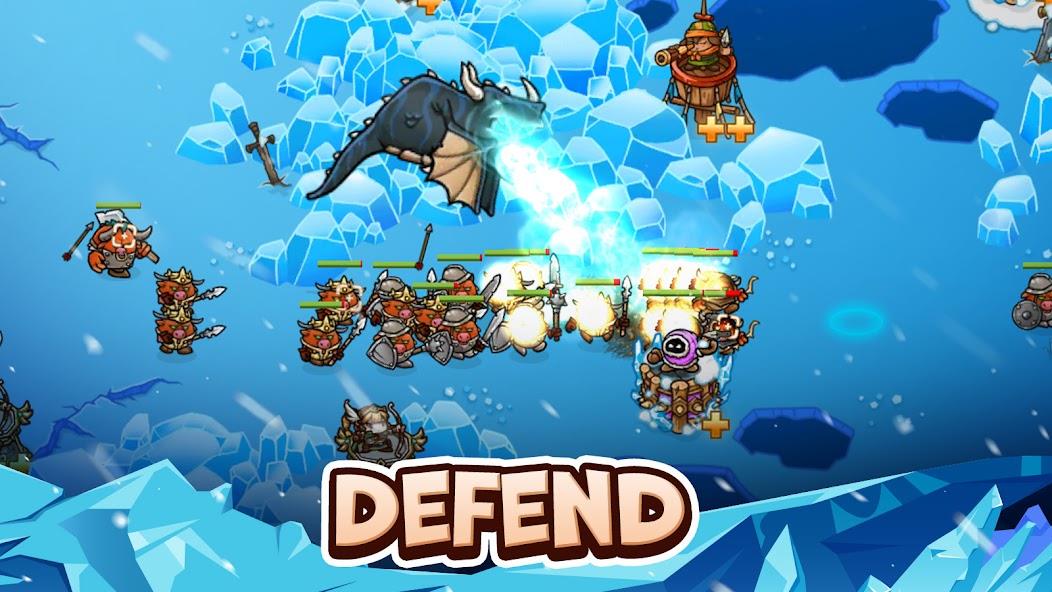 Crazy Defense Heroes - TD Game Mod স্ক্রিনশট 0