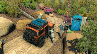 Offroad 4x4 Pickup Truck Games Tangkapan skrin 3