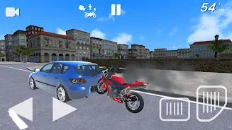 Moto Crash Simulator: Accident Captura de tela 0