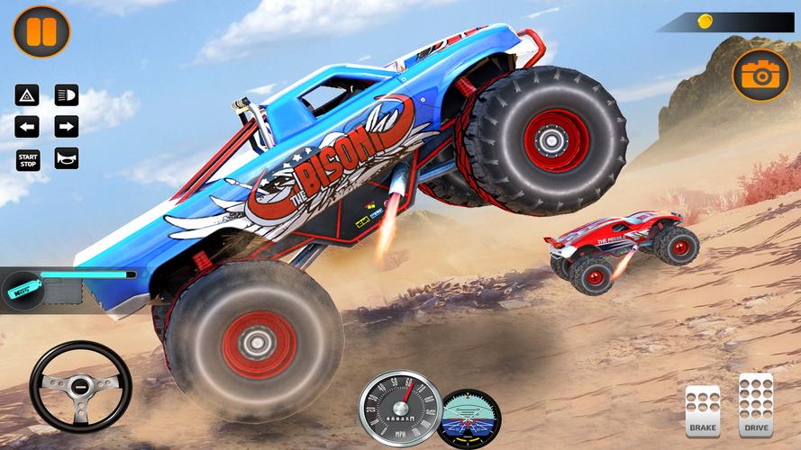 Monster Truck Off Road Racing Captura de pantalla 2