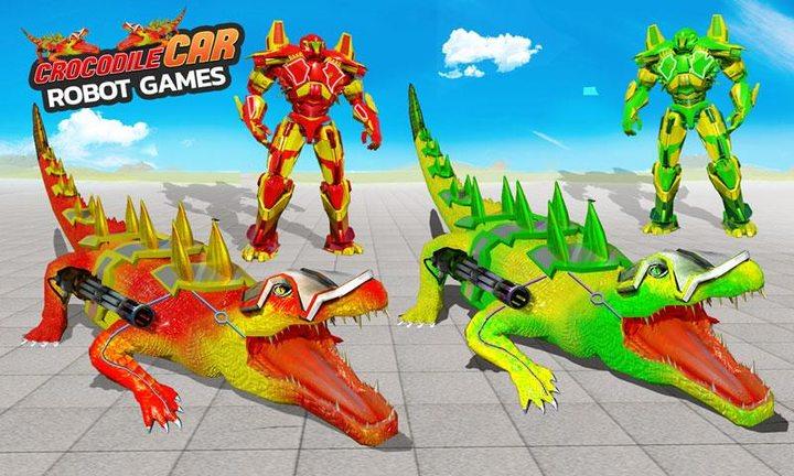 Robot Game Transform Crocodile Captura de pantalla 3