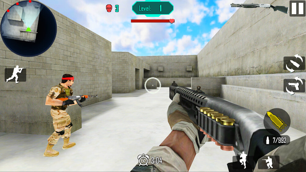 Gun Shoot War: Dead Ops Mod Ảnh chụp màn hình 1