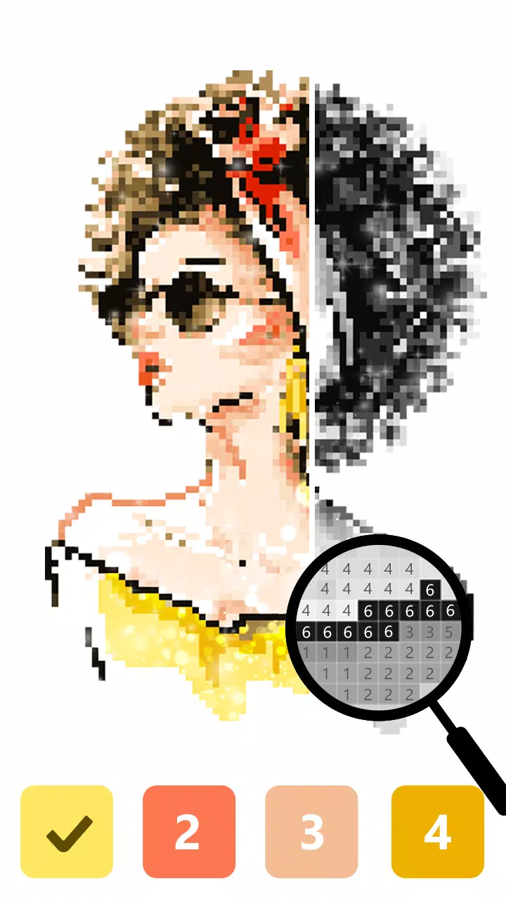 Pix123——數字填色，像素藝術放鬆繪畫應用截圖第3張