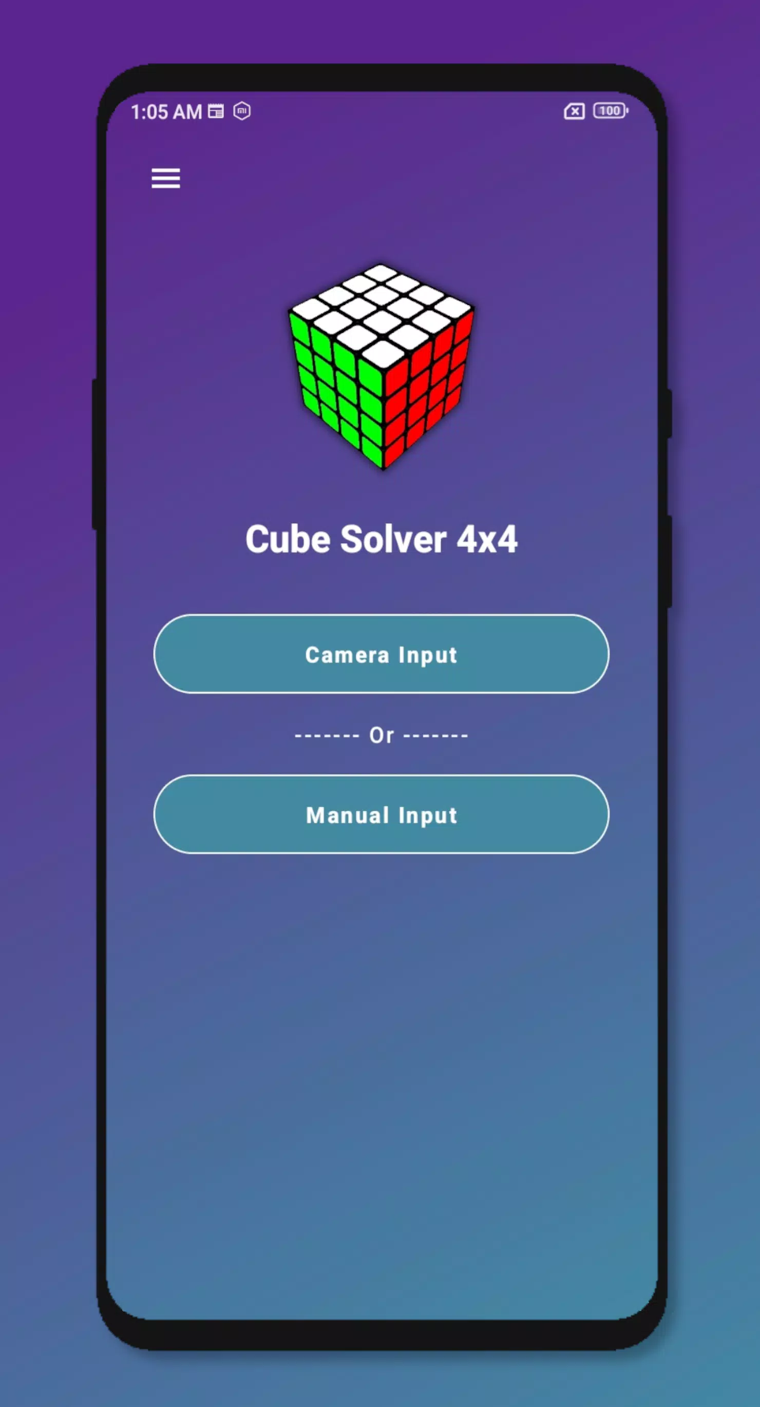 Rubik's Cube Solver 4x4 Ekran Görüntüsü 0