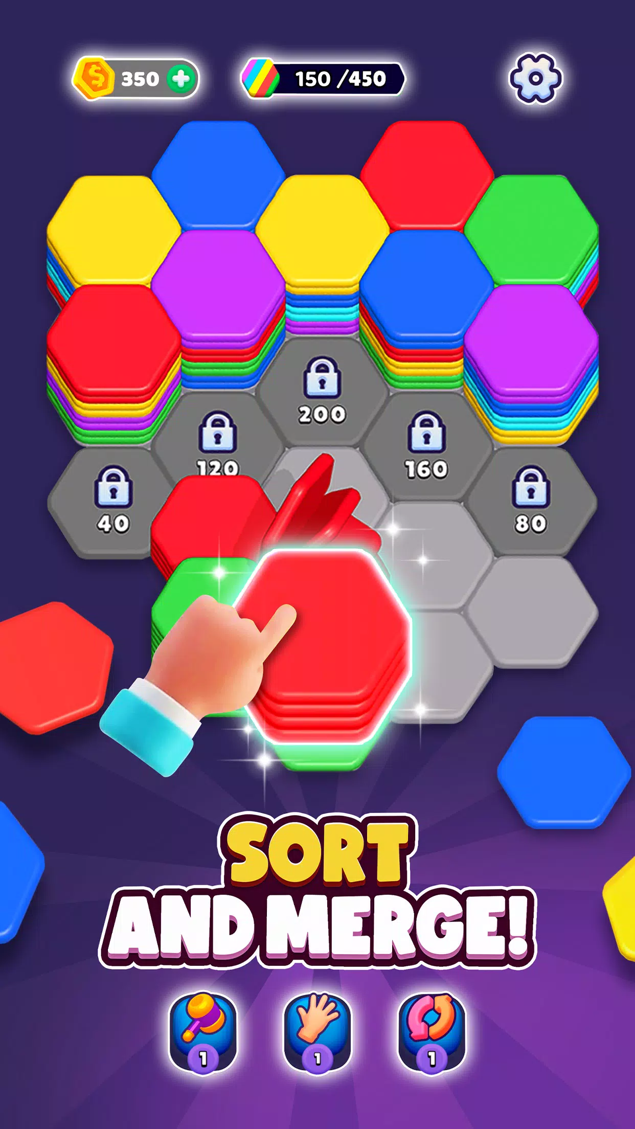 Hexa Sort ภาพหน้าจอ 2