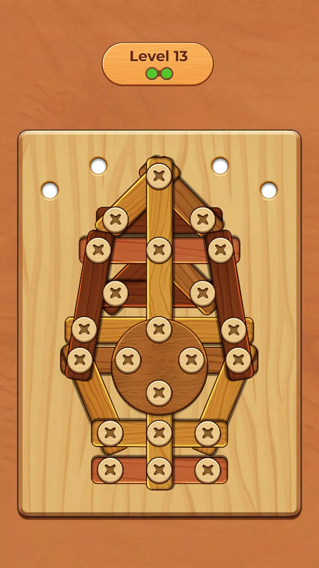 Wood Screw Puzzle Capture d'écran 0