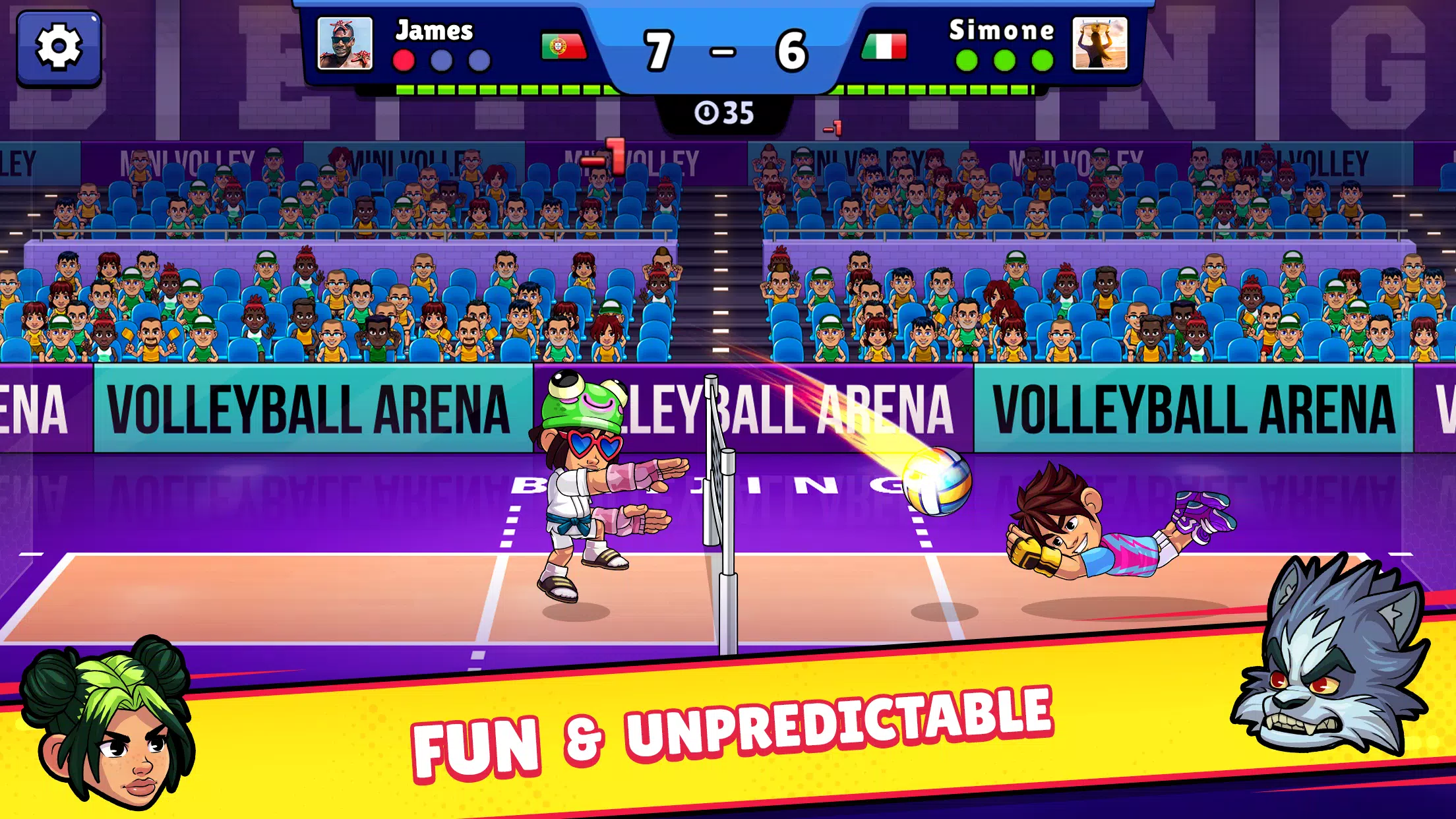 Volleyball Arena Capture d'écran 1