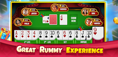 Indian Rummy Offline Card Game Captura de pantalla 0