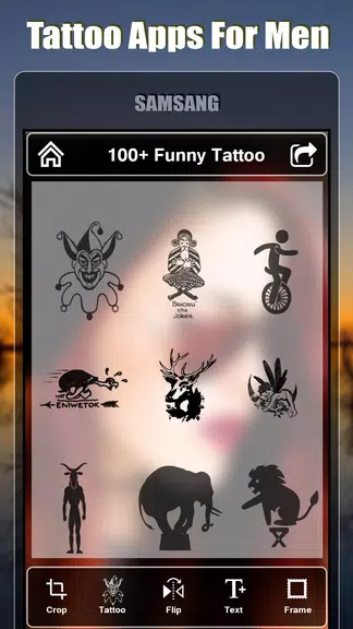 Tattoo design apps for men Captura de tela 3