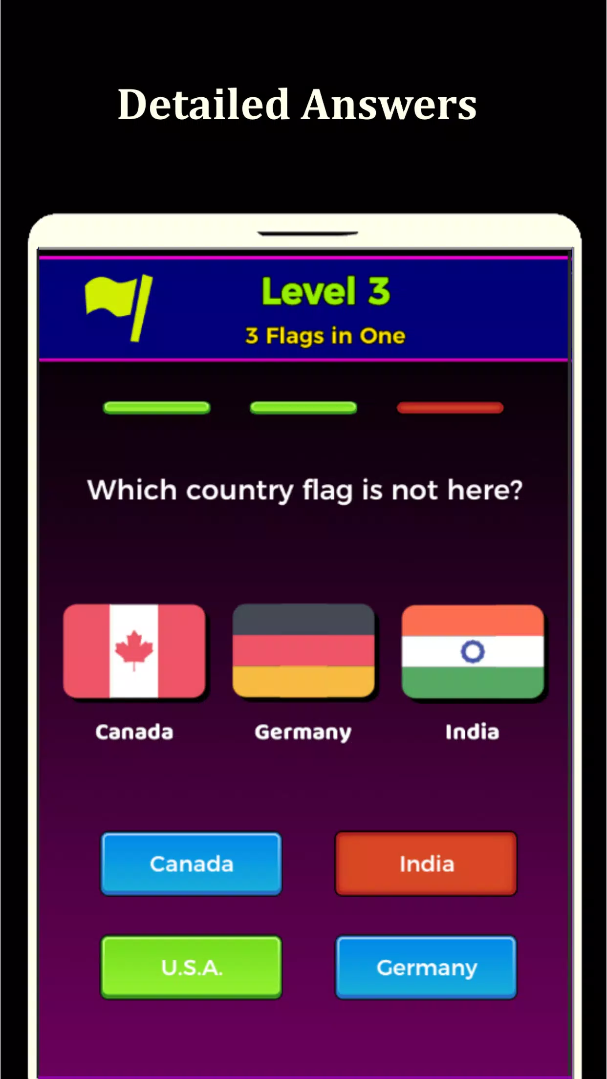 World Flags Quiz Game Captura de pantalla 1