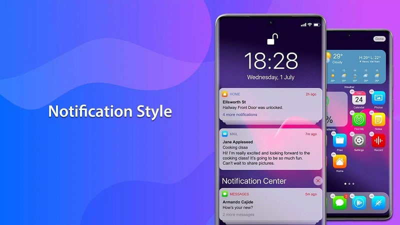 Launcher iPhone Ekran Görüntüsü 1