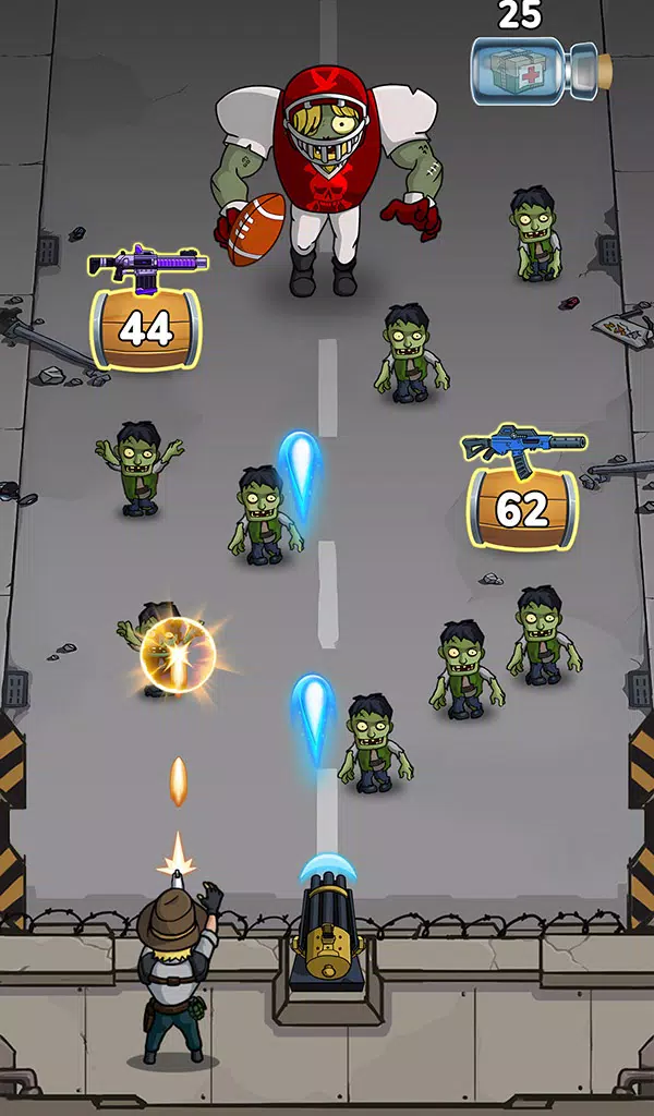 Zombie War Idle Defense Game Capture d'écran 0