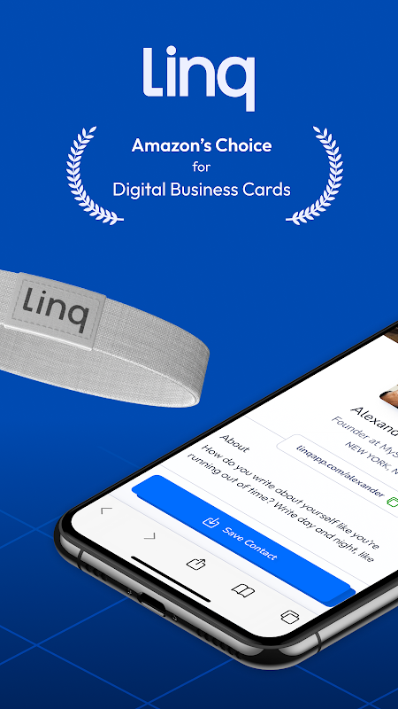 Linq - Digital Business Card Capture d'écran 1