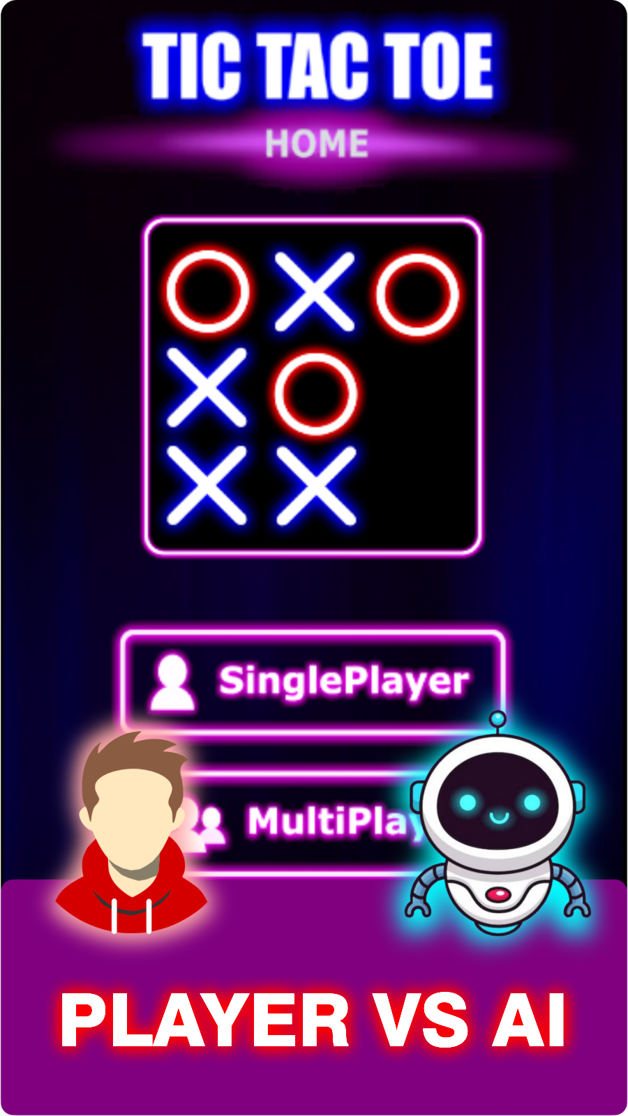 Tic Tac Toe Home : 2 Player XO Ảnh chụp màn hình 2