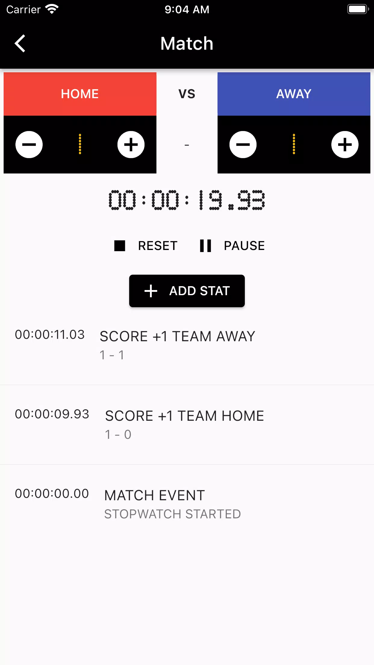 Match Scoreboard 스크린샷 1