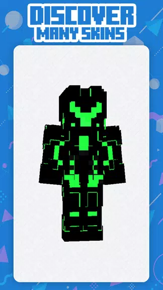 Neon Squad Skin Minecraft Schermafbeelding 0