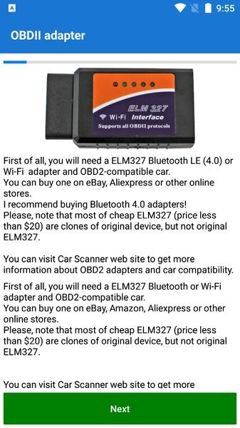 Car Scanner ELM OBD2 Screenshot 0