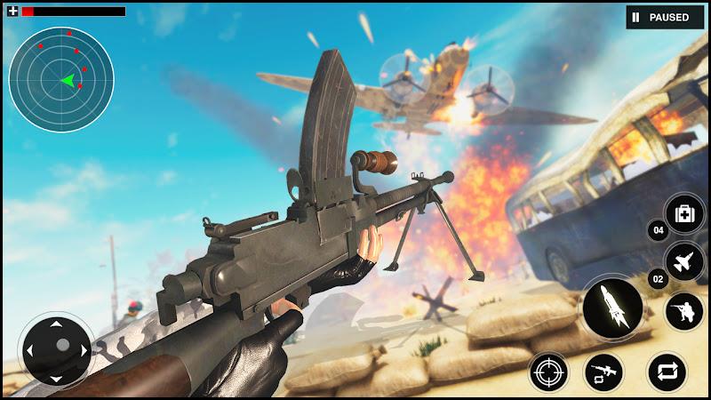 Gunner World War: WW2 Gun Game 스크린샷 1