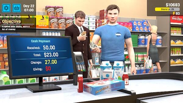 Manage Supermarket Simulator Скриншот 1