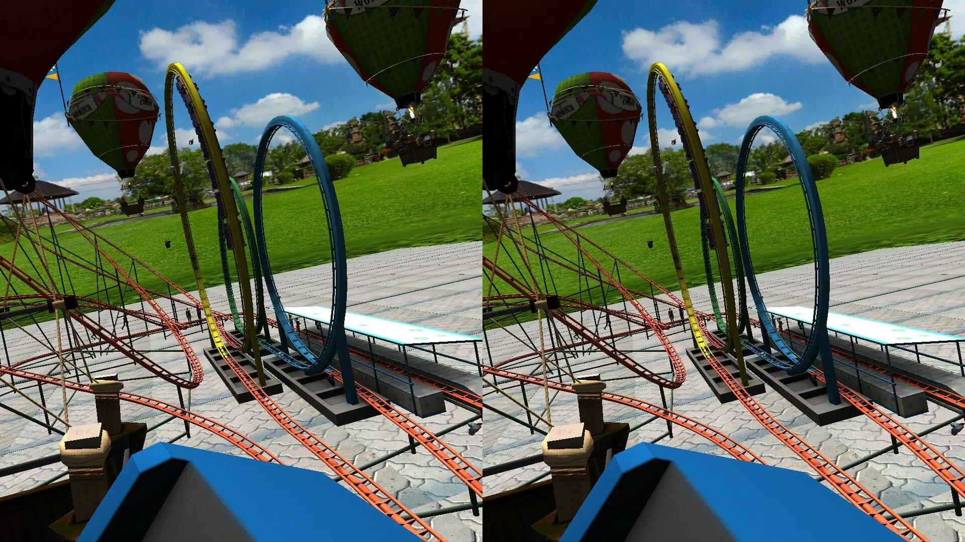 Roller Coaster Park: Fun Games Captura de pantalla 2