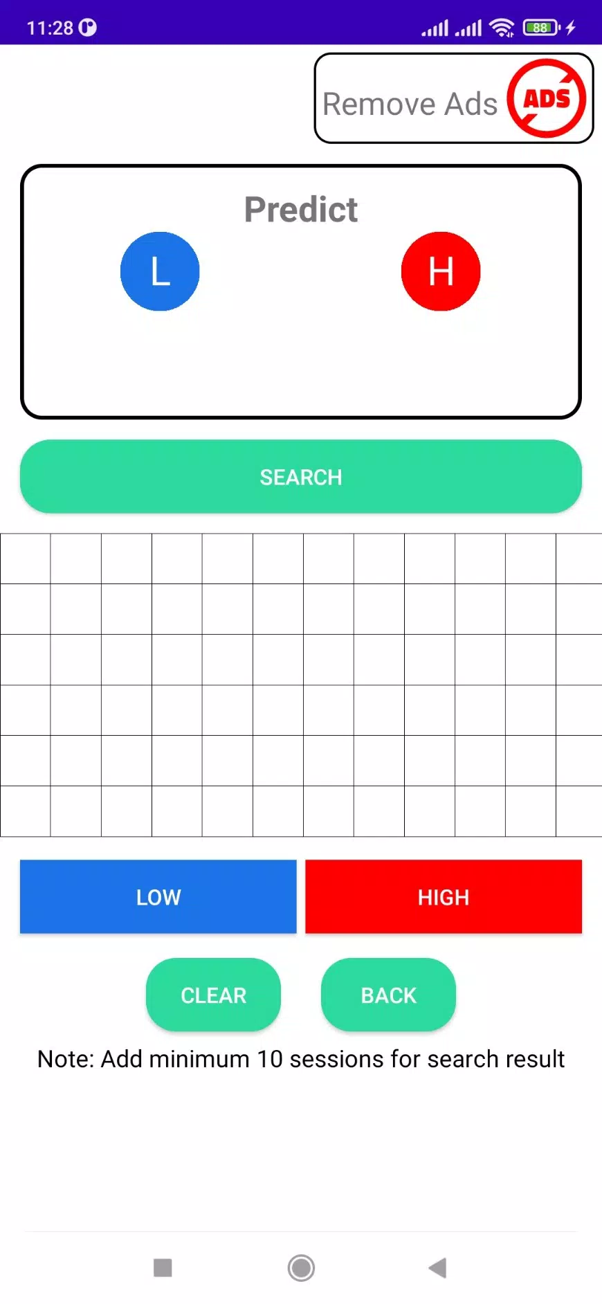 High - Low Predict Tool Скриншот 1