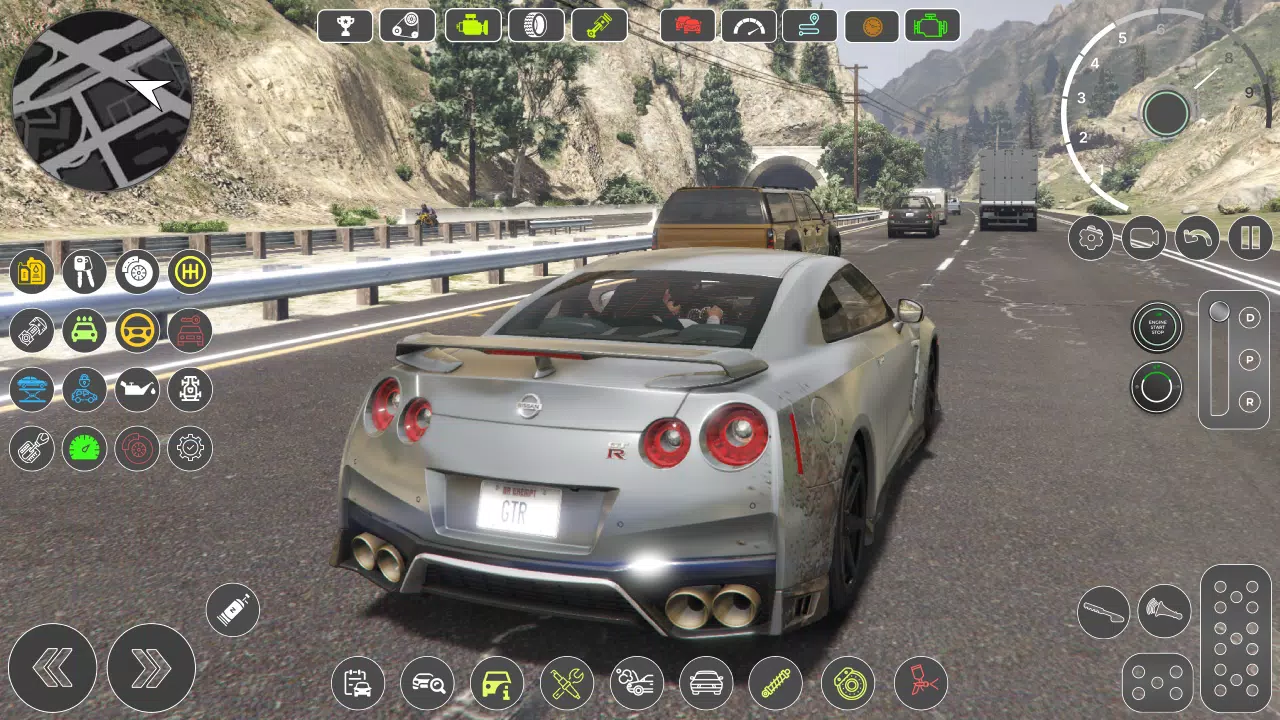GT-R Car Race Tangkapan skrin 0