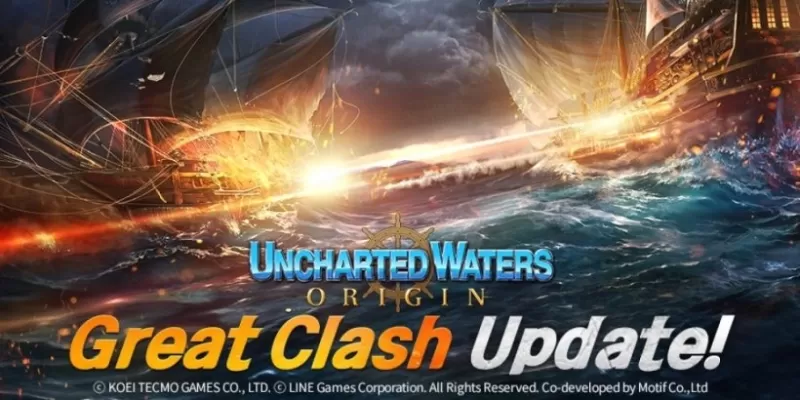 Uncharted Waters Origin သည် Great Clash PvP နှင့် နောက်ဆုံးအပ်ဒိတ်တွင် အကြောင်းအသစ်များကို မိတ်ဆက်ပေးသည်