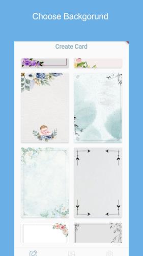 Baby Shower Card Maker Скриншот 1