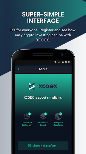 XCOEX Cryptocurrency Wallet 스크린샷 0