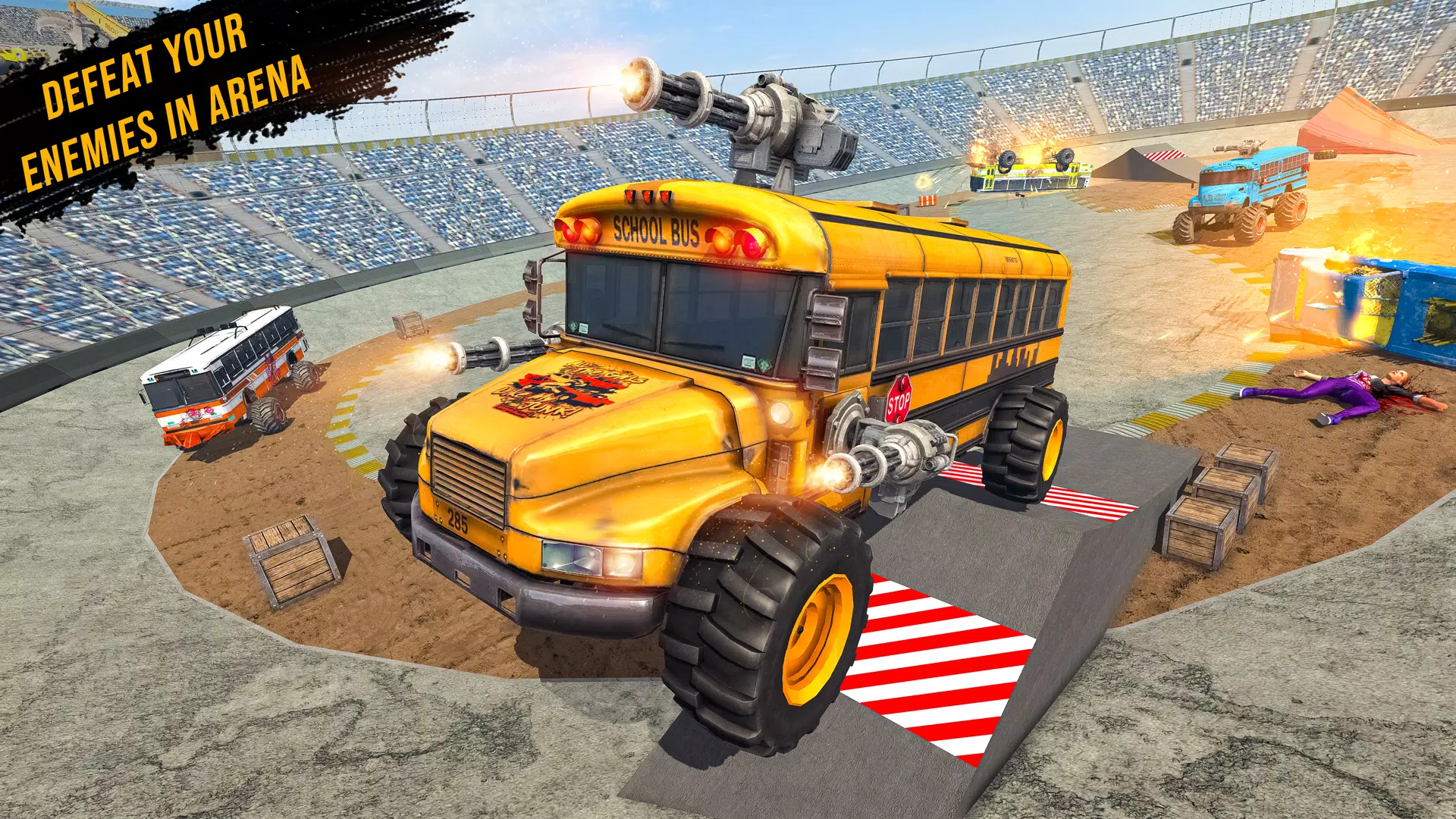 Monster Bus Derby Destruction Screenshot 0