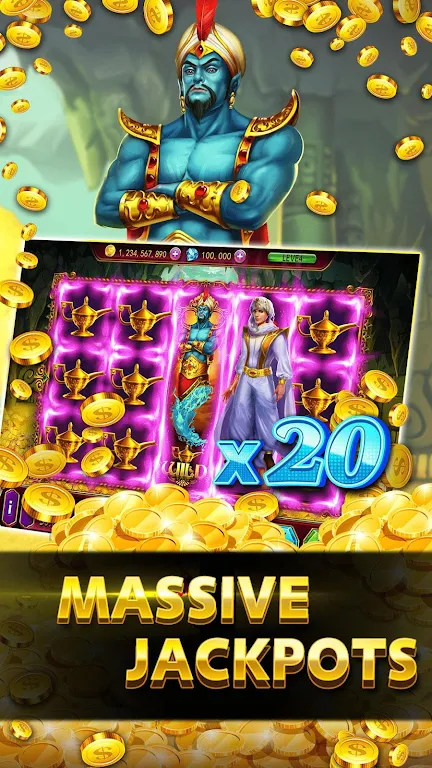 Manic Casino - Vegas Slots Party Ekran Görüntüsü 1