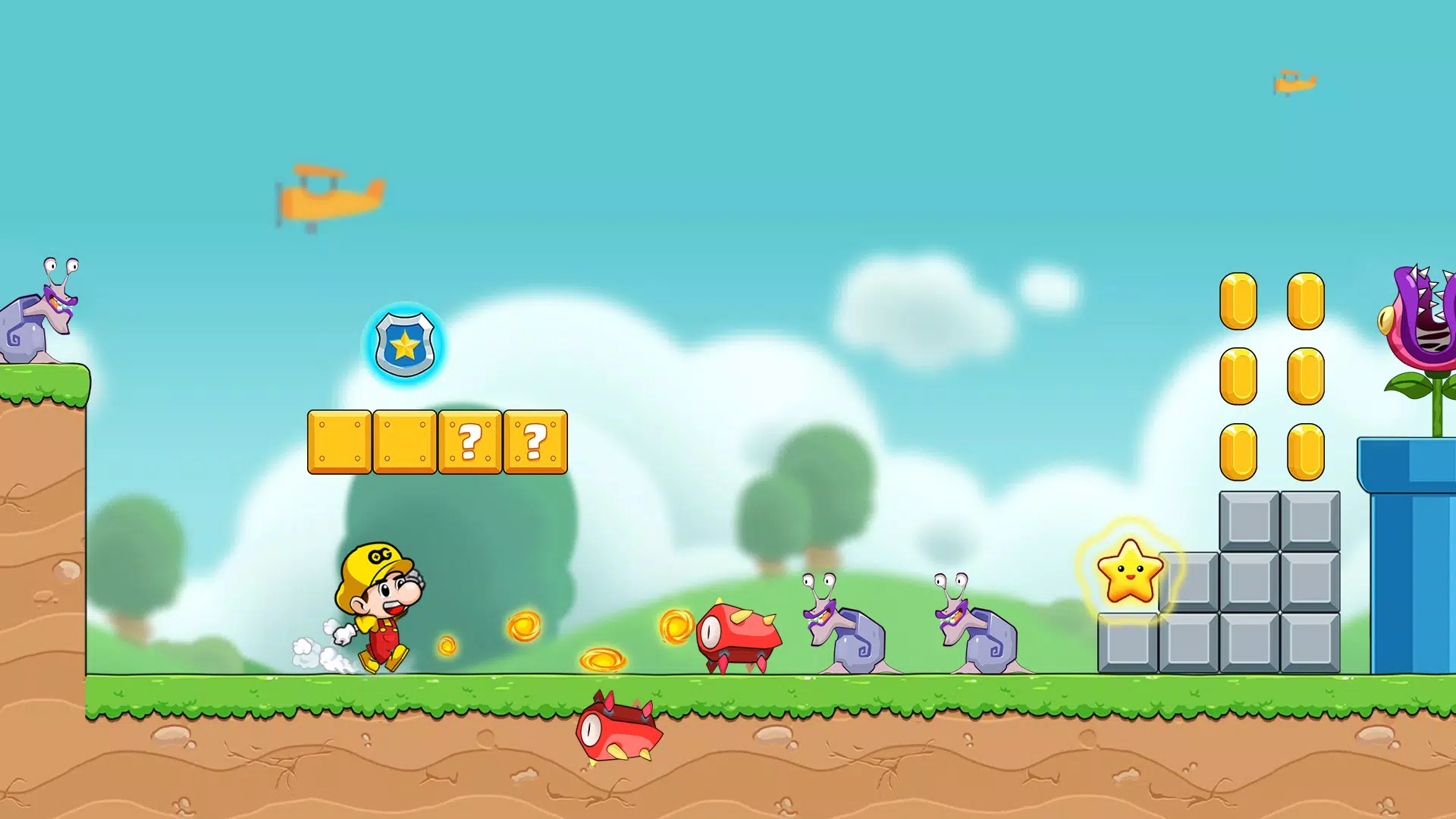 Bean's World Super: Run Games ภาพหน้าจอ 1