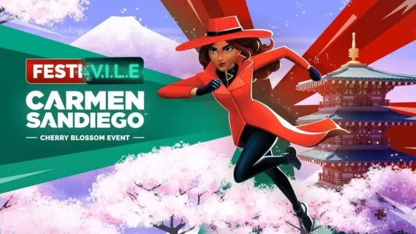 Carmen Sandiego, Japonya'nın Cherry Blossom Festivali'nde 40. yıldönümünü kutluyor