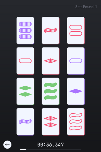 Untitled Set Game Screenshot 2