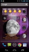 Moon Phase Widget Capture d'écran 2