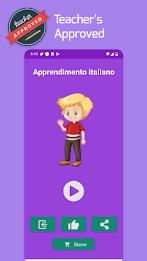 Learn Italian for kids Captura de tela 0