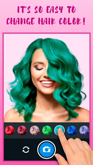 Hair Color Changer ภาพหน้าจอ 1