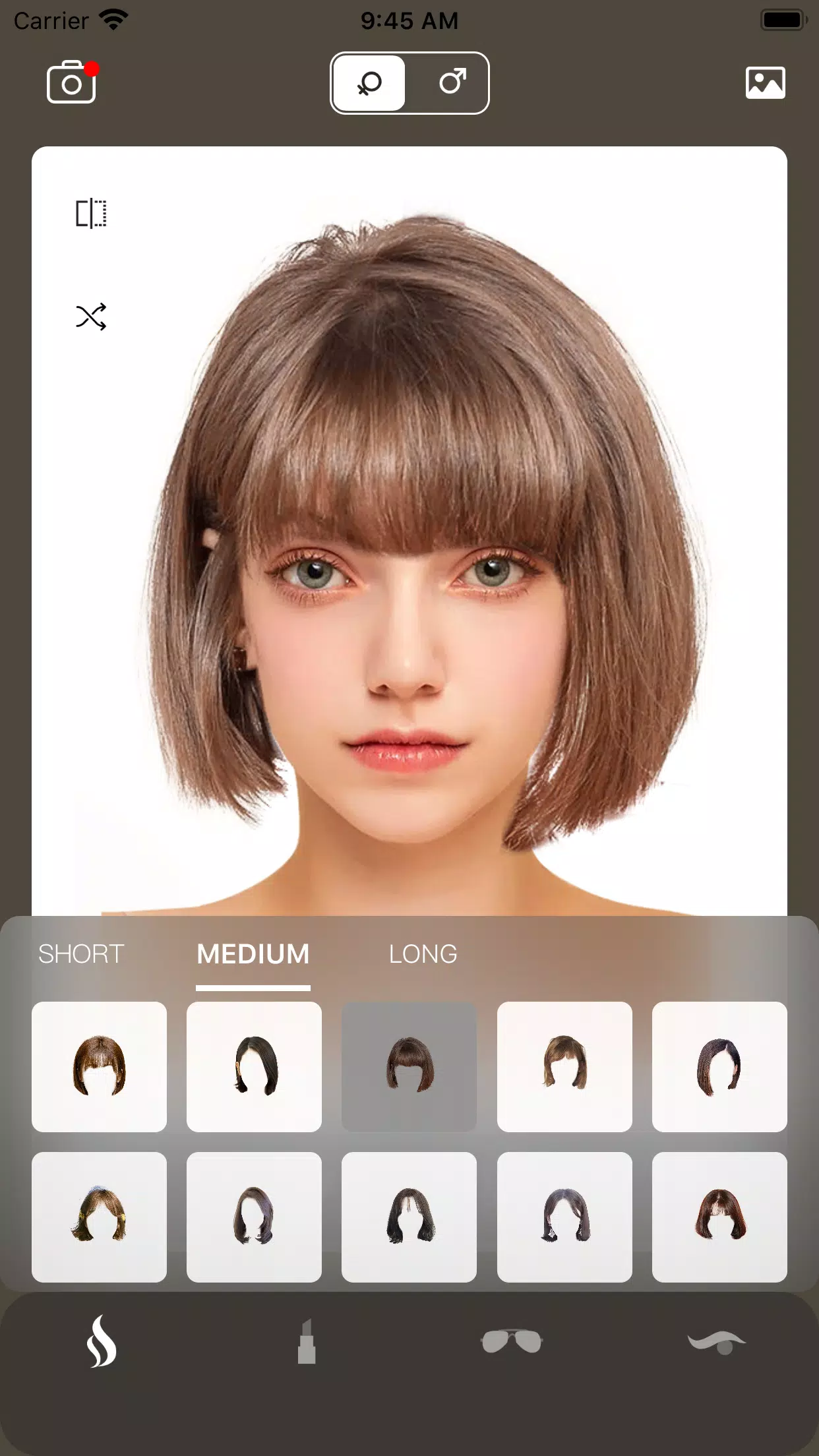 AI Hairstyle Try On・Bangs・Wigs應用截圖第0張