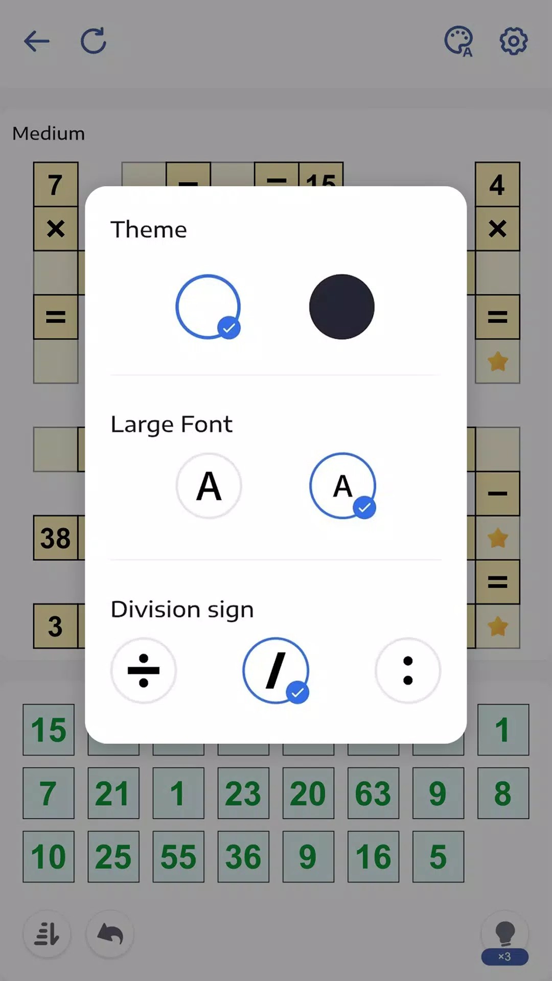 Crossmath - Math Puzzle Games स्क्रीनशॉट 3